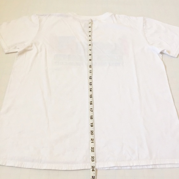 Tee LUV Graphic White Cotton Short Sleeve T shirt - Picture 9 of 11
